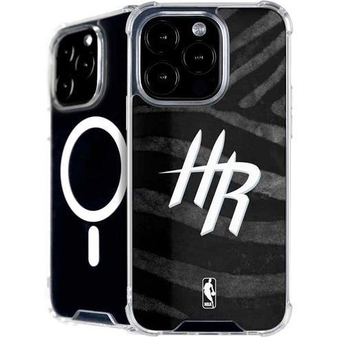 NBA Houston Rockets Black Animal Print iPhone 16 Pro MagSafe Case